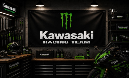 Kawasaki racing team wall - team,