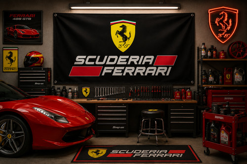 Scuderia ferrari team wall - ferrari,