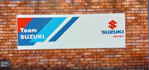 Suzuki team racing banner - suzuki,