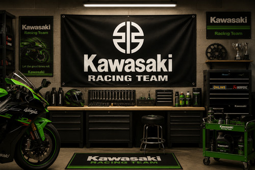 Kawasaki team wall - team, banner
