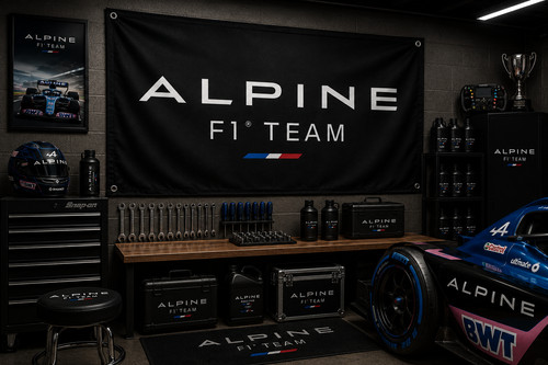 Alpine team wall banner - alpine,
