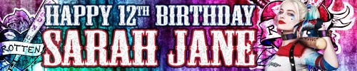 Personalised birthday banners - personalised,