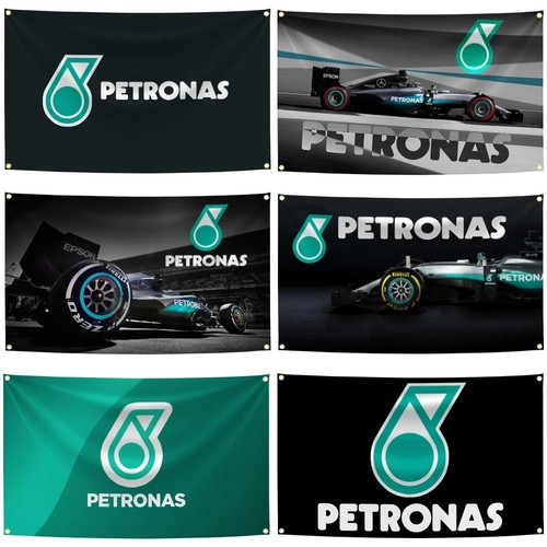 Petronas team flag banner - f1,