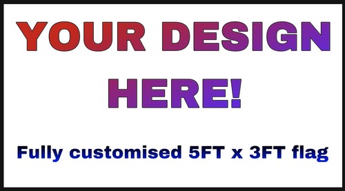 Custom flag banner 5ft - flag, x